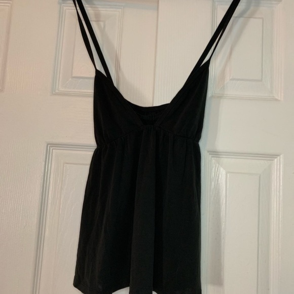 Express Black Low Cut Flowy Tank Top Size Small - Picture 5 of 8